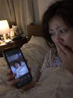 夫の死を告げられた夜、届いた私の熟睡写真